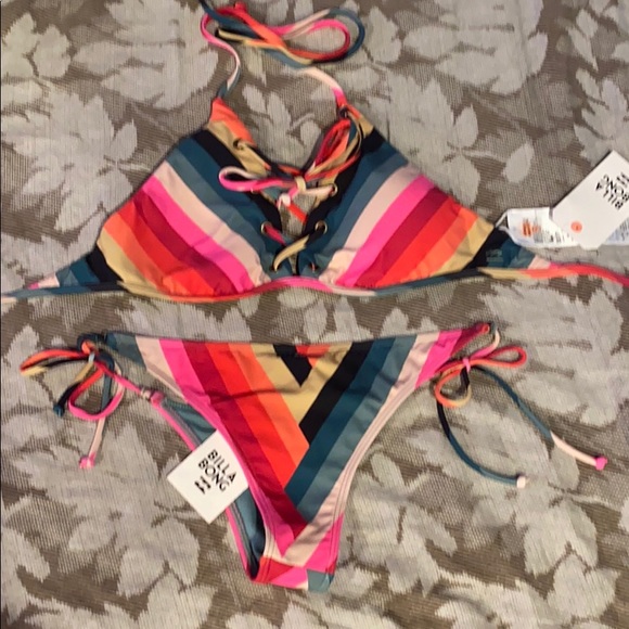 Billabong Other - Billabong new with tags striped bikini